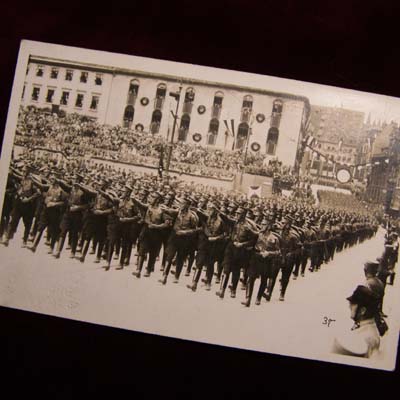 SA  Photograph. Leaders March. Nuremberg Rally 1933. Great Detail. 