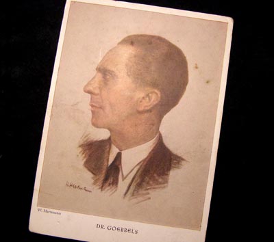 Dr.Goebbels Postcard.