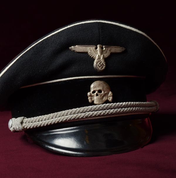 SS Officer Allgemeine Visor Cap | Named | Museum Quality