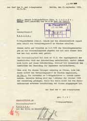 An SS-Obergruppenfuehrer Oswald Pohl Signed Document