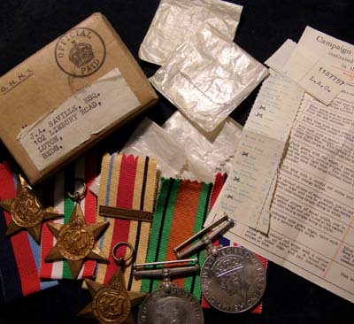 RAF Leading Aircraftsman Boxed Group Of Five Medals & Papers.