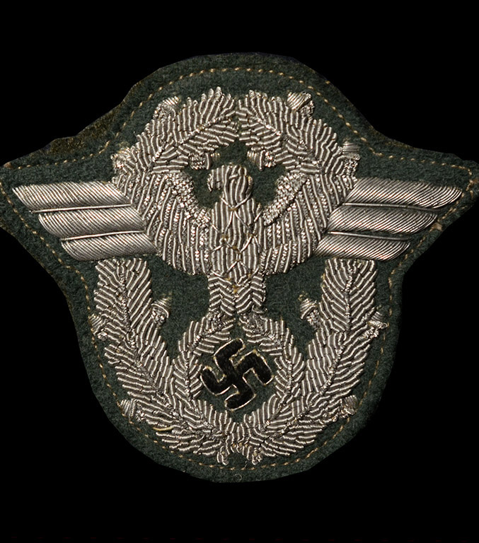 Polizei Officers Wreathed Eagle/Swastika | Field Grey