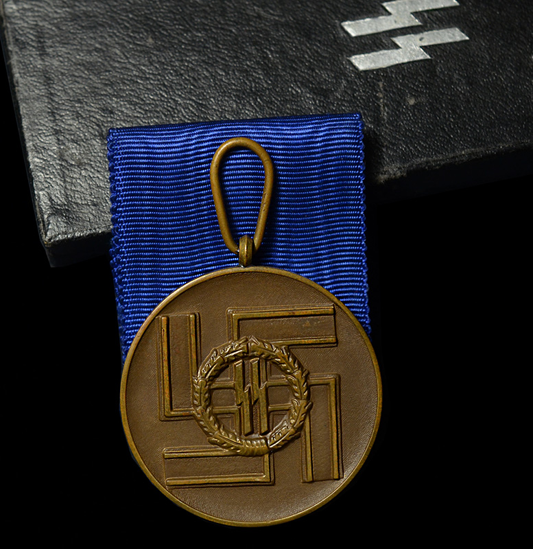 SS 8 Year Long Service Medal | With Box