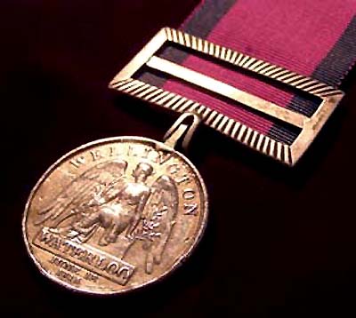 Waterloo Medal. 1st Batt. 52nd Regiment of Foot. 