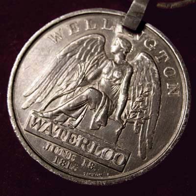 Waterloo Medal. 73rd Regiment of Foot. Wounded.