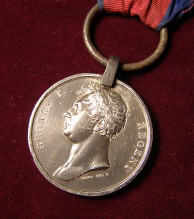 Waterloo Medal. 73rd Regiment of Foot. Wounded.