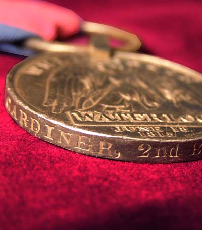 Waterloo Medal. 73rd Regiment of Foot. Wounded.