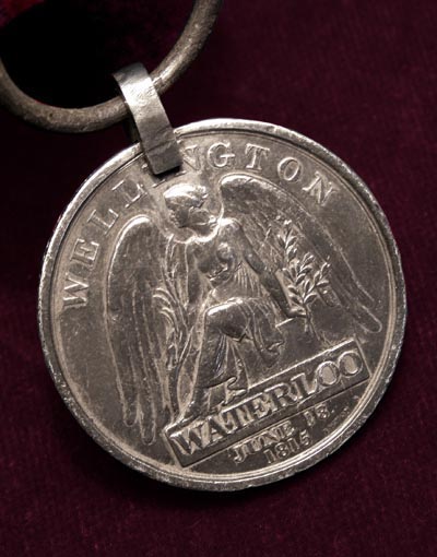 Waterloo Medal. 73rd Regiment of Foot. Wounded.
