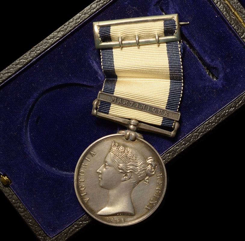 Naval General Service Medal | Martinique | Flagship HMS Neptune Interest