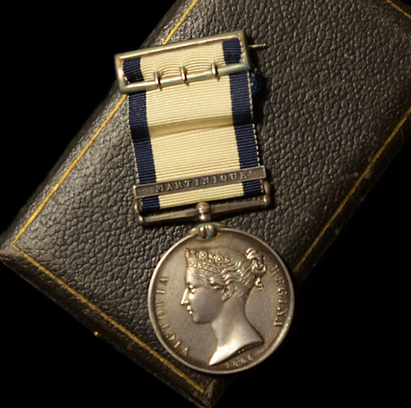 Naval General Service Medal | Martinique | Flagship HMS Neptune Interest