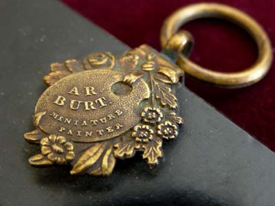 Military Portrait Miniature by Albin Roberts Burt. 