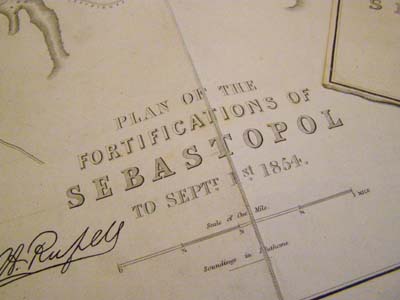 Russell's Maps to the Crimea completed in 1858