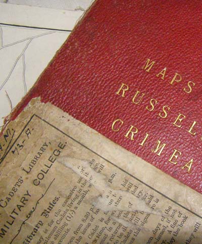 Russell's Maps to the Crimea completed in 1858