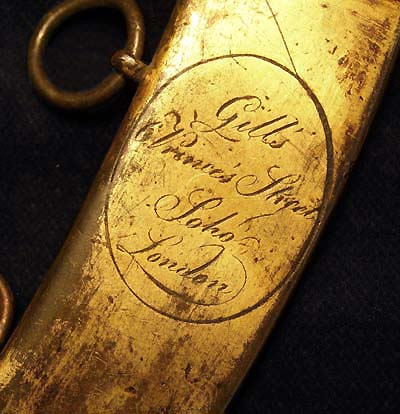 Napoleonic Royal Navy Midshipman's Dirk By Gill's of London