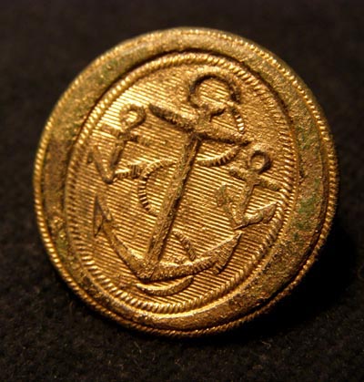 Napoleonic Royal Navy Button Rank of Master - 1812