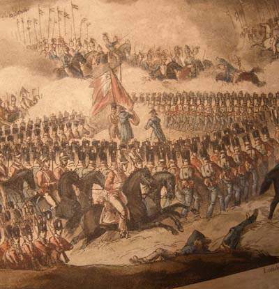 La Haye Sainte | 1816 Aquatint