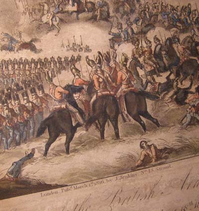 La Haye Sainte | 1816 Aquatint