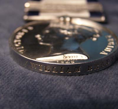 Naval General Service Medal. Guadaloupe &  Algiers Clasps. 