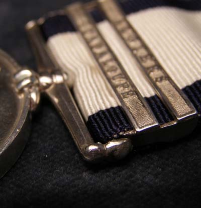 Naval General Service Medal. Guadaloupe &  Algiers Clasps. 