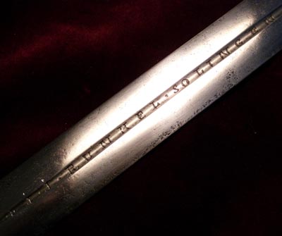 1796 Pattern Rapier Infantry Officer Sword | John Salter | Rare.