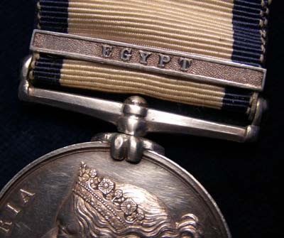Naval General Service Medal |Egypt Clasp | Midshipman.