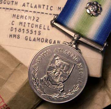 Falkland's South Atlantic Medal | HMS Glamorgan | Wounded 