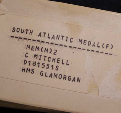 Falkland's South Atlantic Medal | HMS Glamorgan | Wounded 