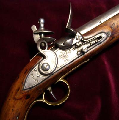 Napoleonic 1802 New Land Light Dragoon Pistol.