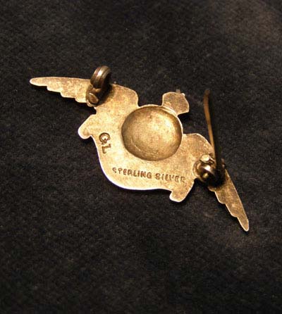 RFC 'Sweetheart' Brooch. Silver.