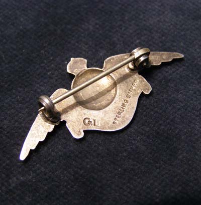 RFC 'Sweetheart' Brooch. Silver.