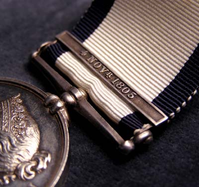 Naval General Service Medal. 4th Novr Clasp. Provenance.