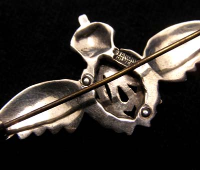 RAF 'Sweetheart' Brooch. Silver. Circa 1940.