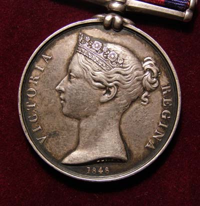 Military General Service Medal.  5 Clasps. 14th Light Dragoons.