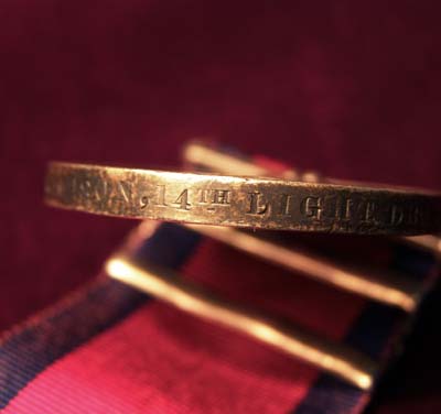 Military General Service Medal.  5 Clasps. 14th Light Dragoons.
