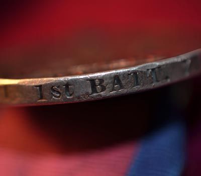 Waterloo Medal. 1st Batt. 71st regiment of Foot.