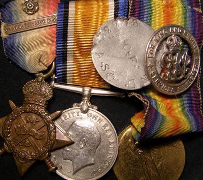 WWI 1914 Star Medal Trio | ASC | Discounted