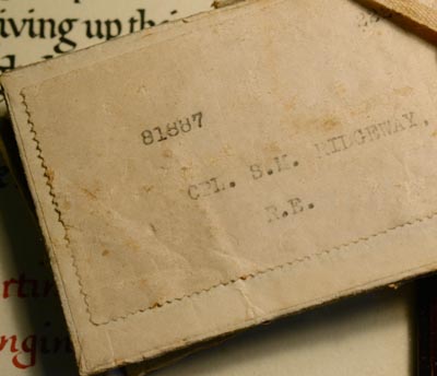 WWI Scroll & Medal Pair | Royal Engineers | KIA |Provenance.