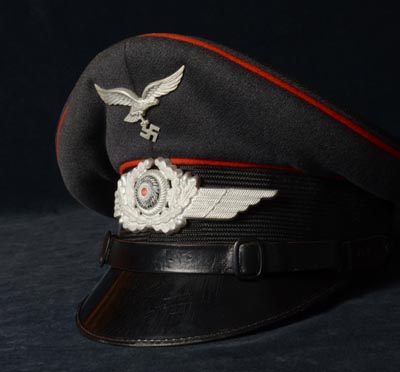 Luftwaffe Flak NCO Visor Cap | Named.
