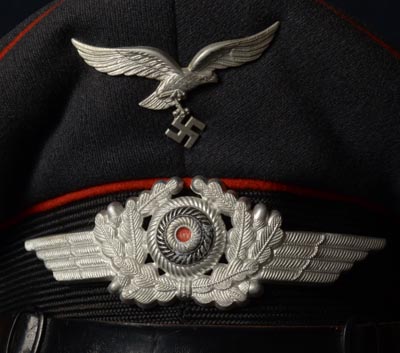 Luftwaffe Flak NCO Visor Cap | Named.