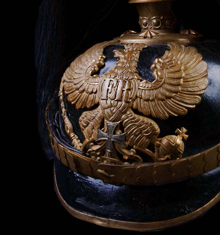 Pickelhaube | Prussian Reserve Officer | Dress Plume.