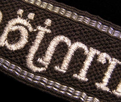 SS-Fallschirmj�ger OR/NCO RZM Machine-Embroidered Cuff Title.