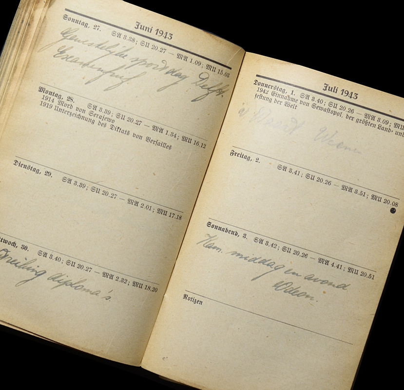 Dutch Waffen-SS Soldier | Personal Diary |Museum Interest.
