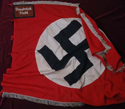 NSDAP Flag. Kreis OsnabrÃck Stadt. Historical Interest.