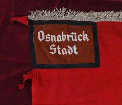 NSDAP Flag. Kreis OsnabrÃck Stadt. Historical Interest.