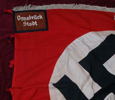 NSDAP Flag. Kreis OsnabrÃck Stadt. Historical Interest.