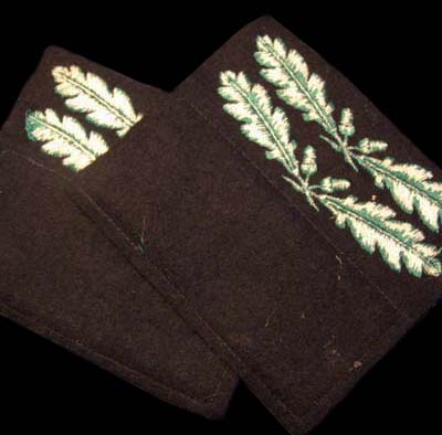  Waffen-SS 'Camo' Rank Patches. Standartenfuhrer.