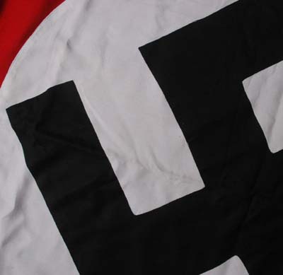 NSDAP Flag. Ortsgruppe Brger-Wiesen. Provenance.