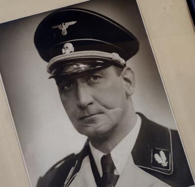 SS Gestapo Chief Benno Martin Signed & Dedicated Framed Photograph.