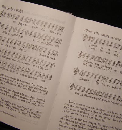 The SS Song Book (SS Liederbuch) - Reprint of the original - Hardbound