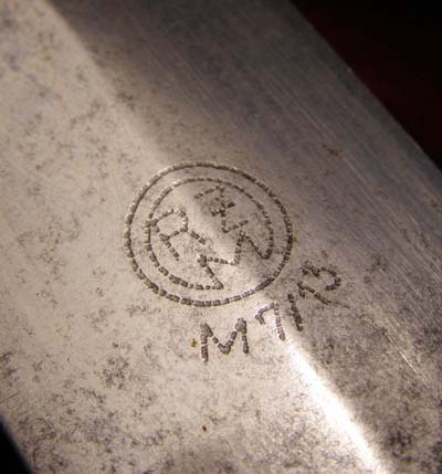 RZM  SA Dagger. M7/13. 1933 Pattern. Provenance.